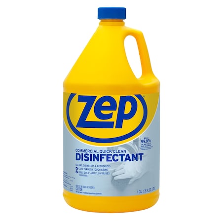 Zep QUICK CLEAN DISINFECT 4CS, GL, 4PK ZUQCD128
